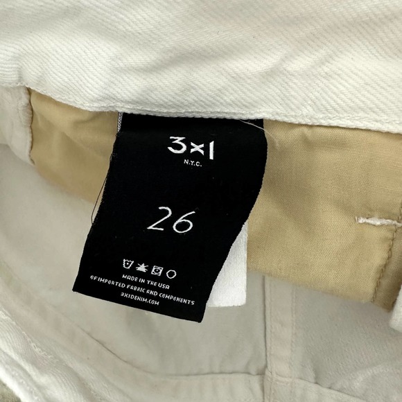 3x1 Blake High Rise Distressed Shorts in Moonstone Size 26 - Picture 7 of 8